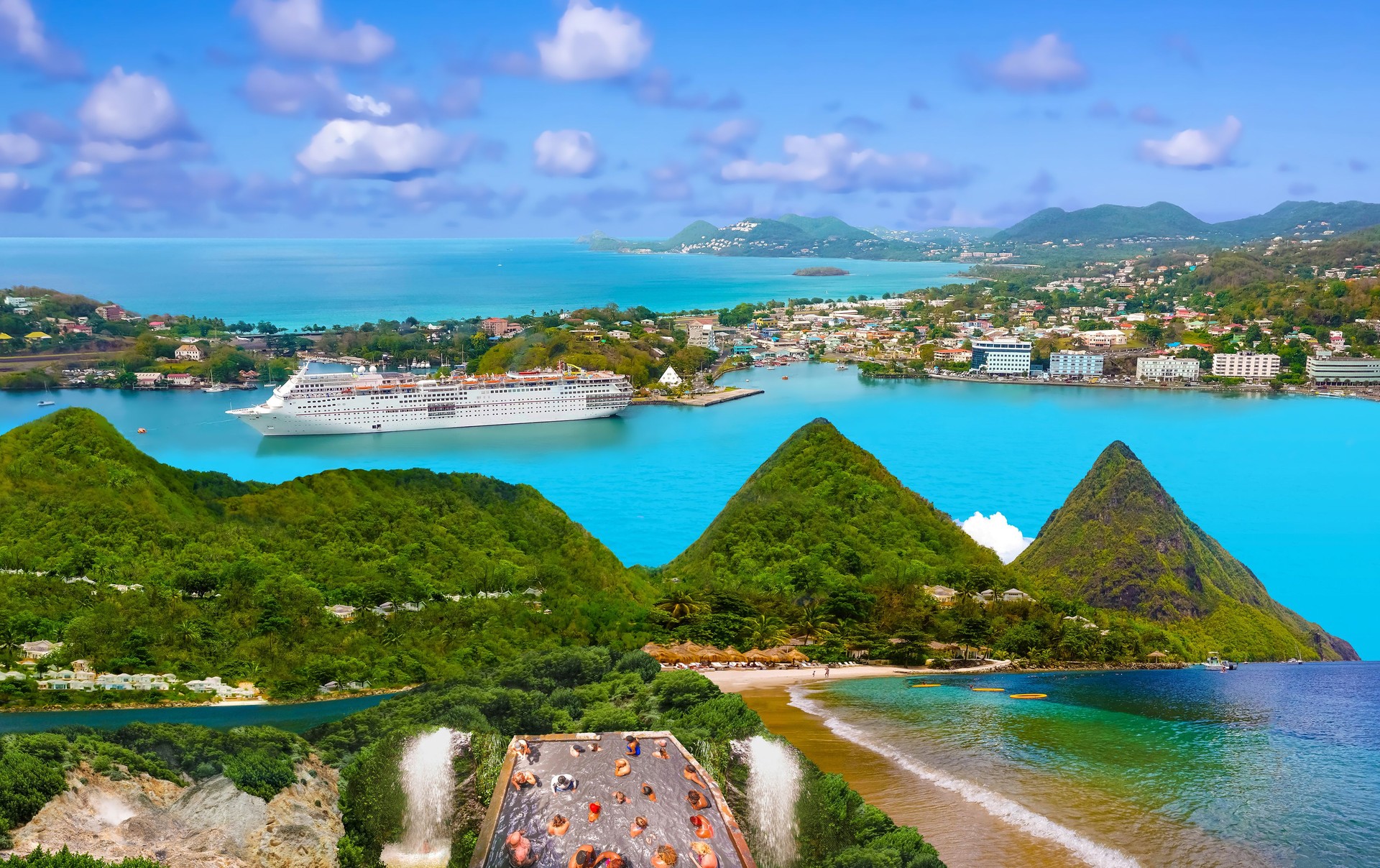 Beautiful Saint Lucia, Caribbean Islands