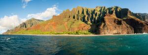 Experience the Na Pali Coast During a Romantic Vacation in Kauai - Na Pali Coastline During a Sunset Boat Tour