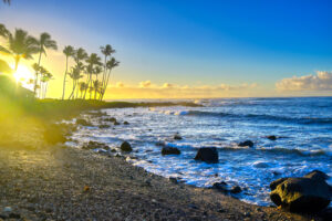 Romantic Vacations in Kauai - Sunrise Over Kauai Coast