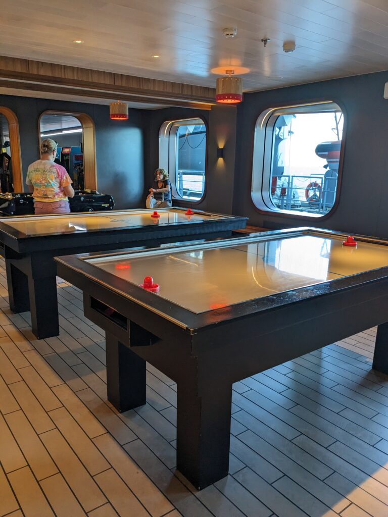 Consider a Floating Resort for Your Next Adult Cruise - Social Club with Air Hockey Tables