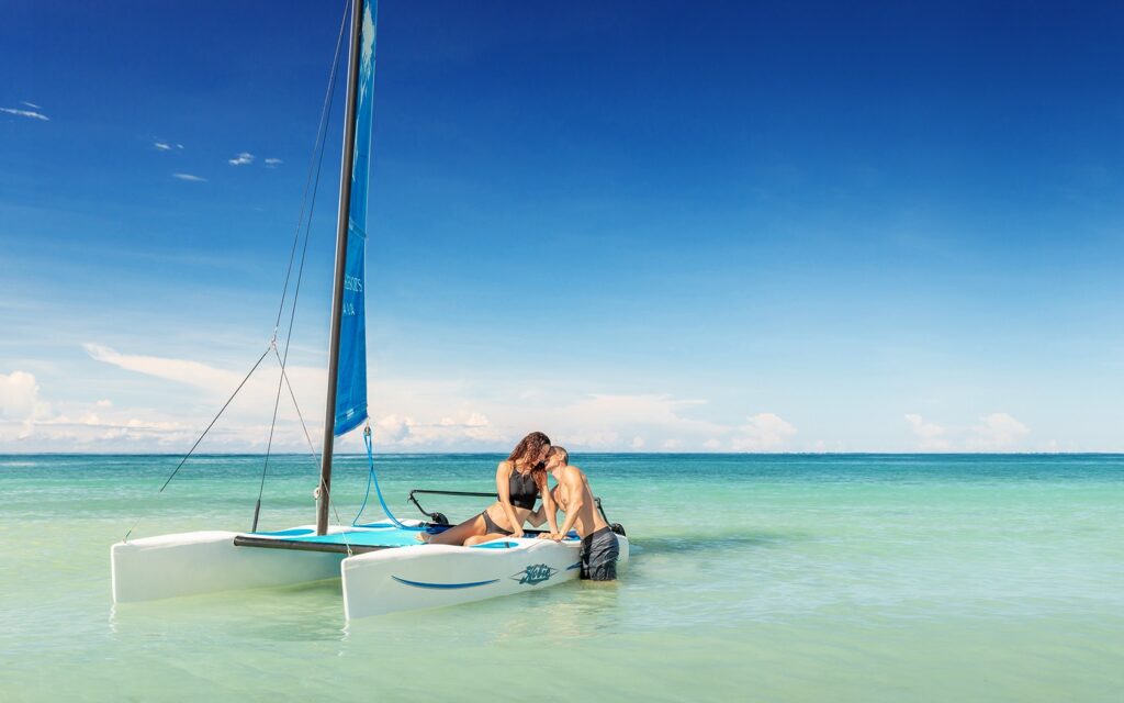Experience Heartfelt Connections with Your Partner During a Vacation at Couples Swept Away - Boat Ride at Couples Swept Away in Jamaica