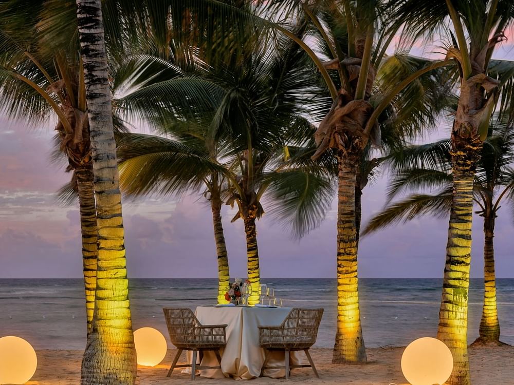Experience an Amazing Romantic Vacation at Live Aqua Beach Punta Cana - Romantic Dinner at the Beach at Live Aqua Beach in Punta Cana
